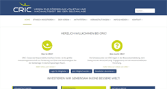 Desktop Screenshot of cric-online.org
